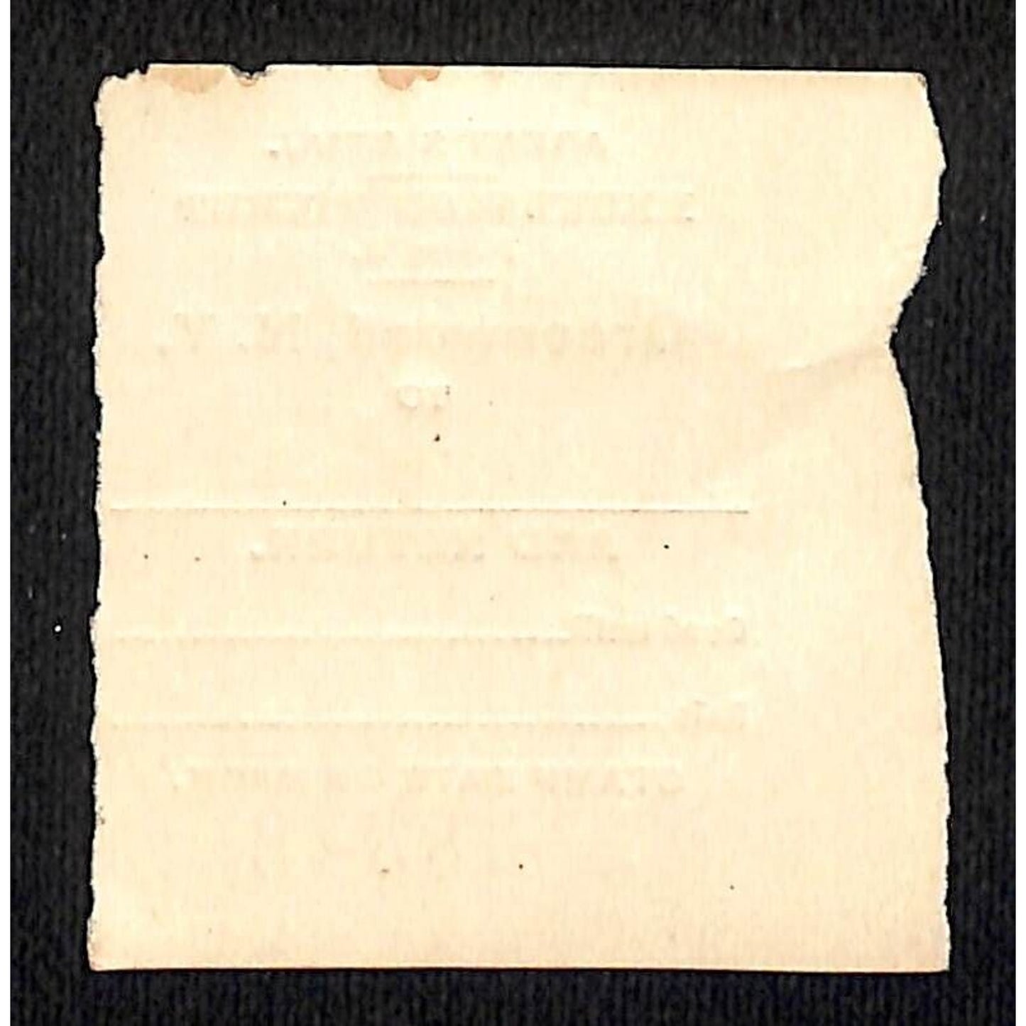 New York & Pennsylvania Ry 1917 Greenwood, NY Excursion Ticket Stub #8348