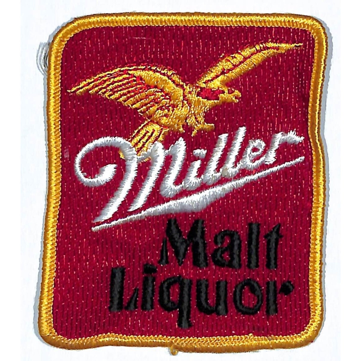 Miller Malt Liquor Beer Patch Vintage 2 3/4 x 3 1/" VGC c1970's Floppy Soft