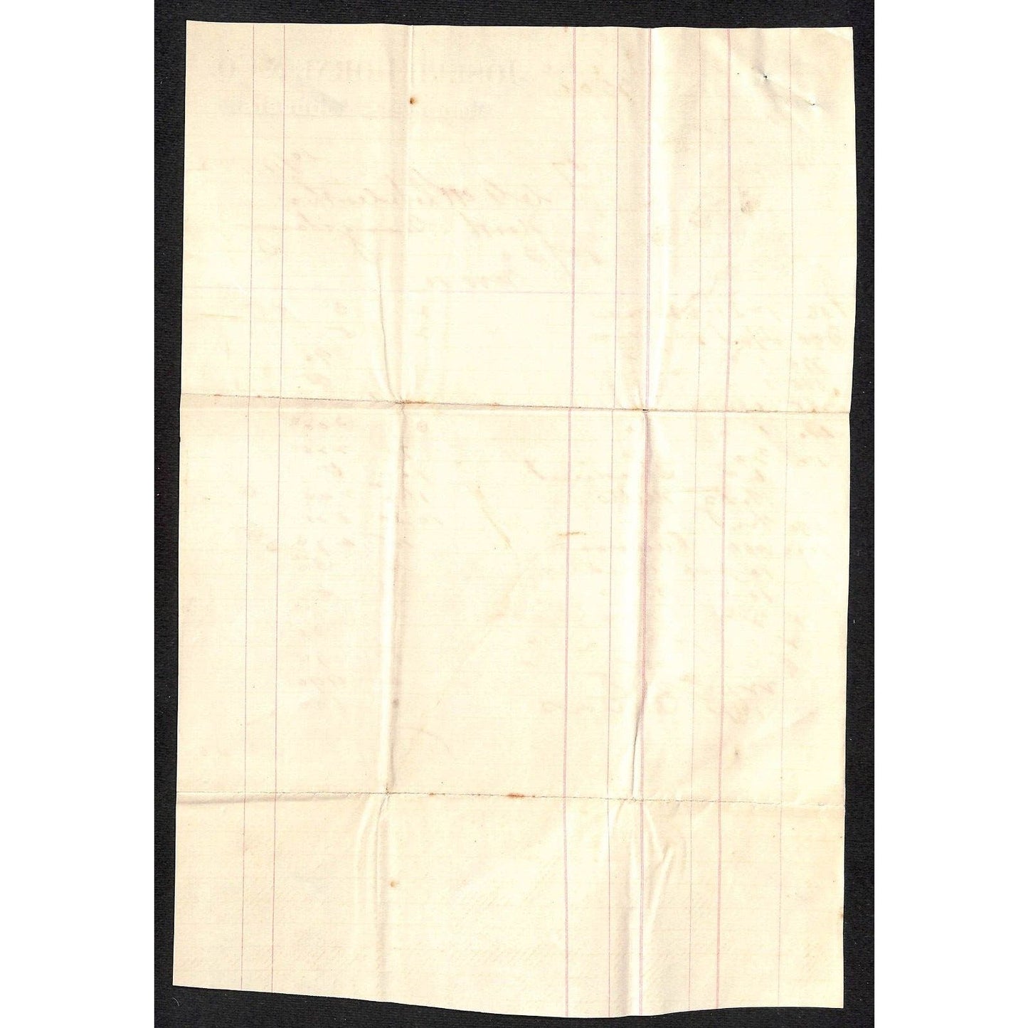 Joseph Horne & Co. Pittsburgh 1892 Billhead Whiteleather* N. Georgetown OH