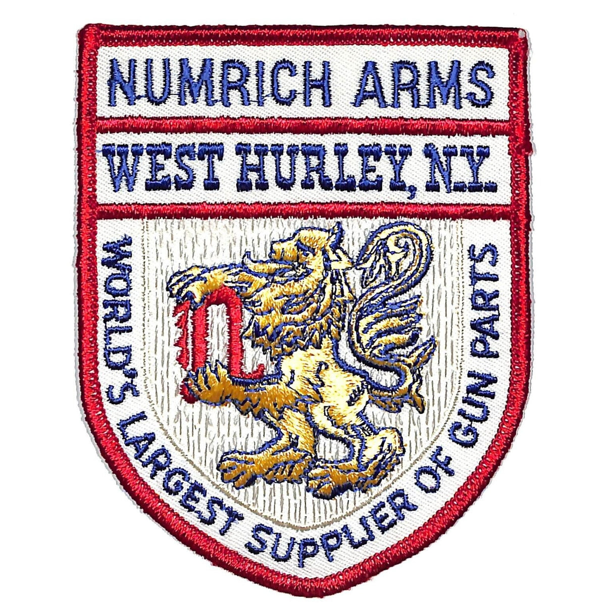 Numrich Arms West Hurley, IL Vintage Emb. Patch 4.5" VGC NOS c1970's-80's Scarce