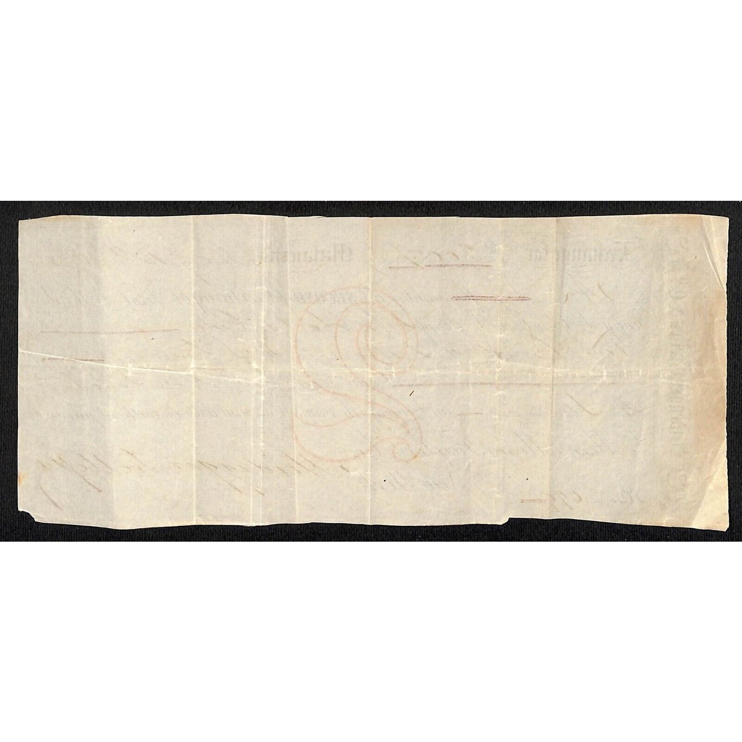 1873 "Second of Exchange" Certifictae $200 Heidegger Trelles & Co. Matanzas