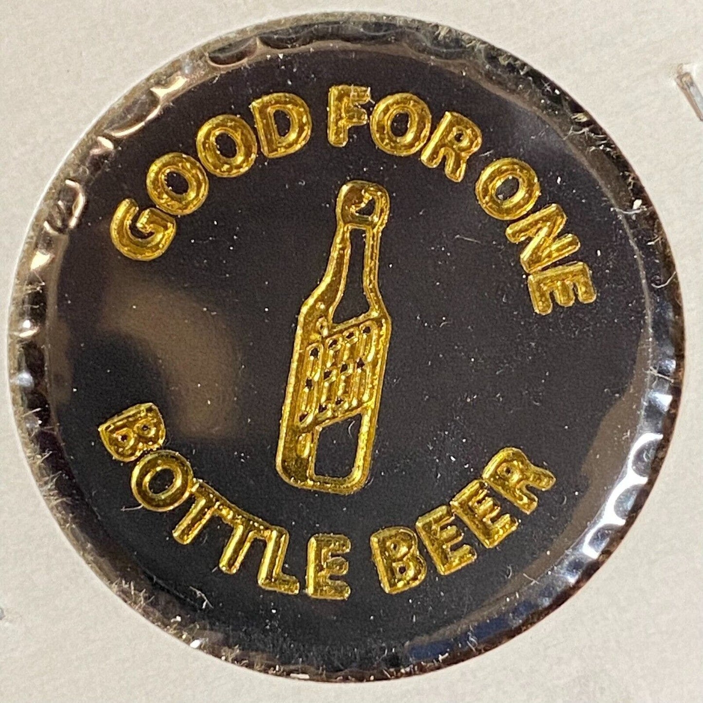 Jersey Shore, PA Moose Lodge #214 c1970's-80's Plastic "Bottle Beer" Token
