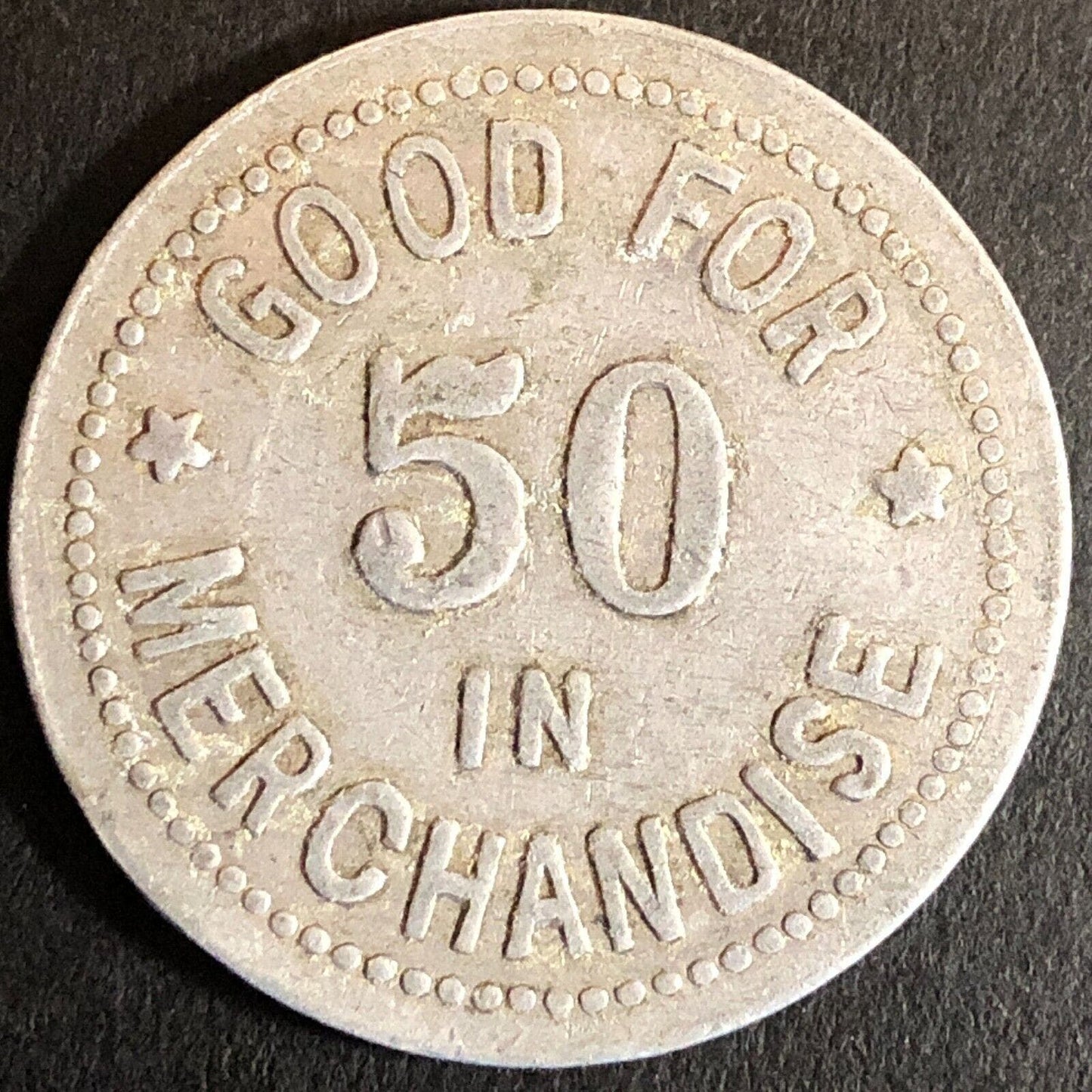 H.H. Frost & Son Somerset, NY G/F 50c Alum Trade Token c1920's-30's 30mm