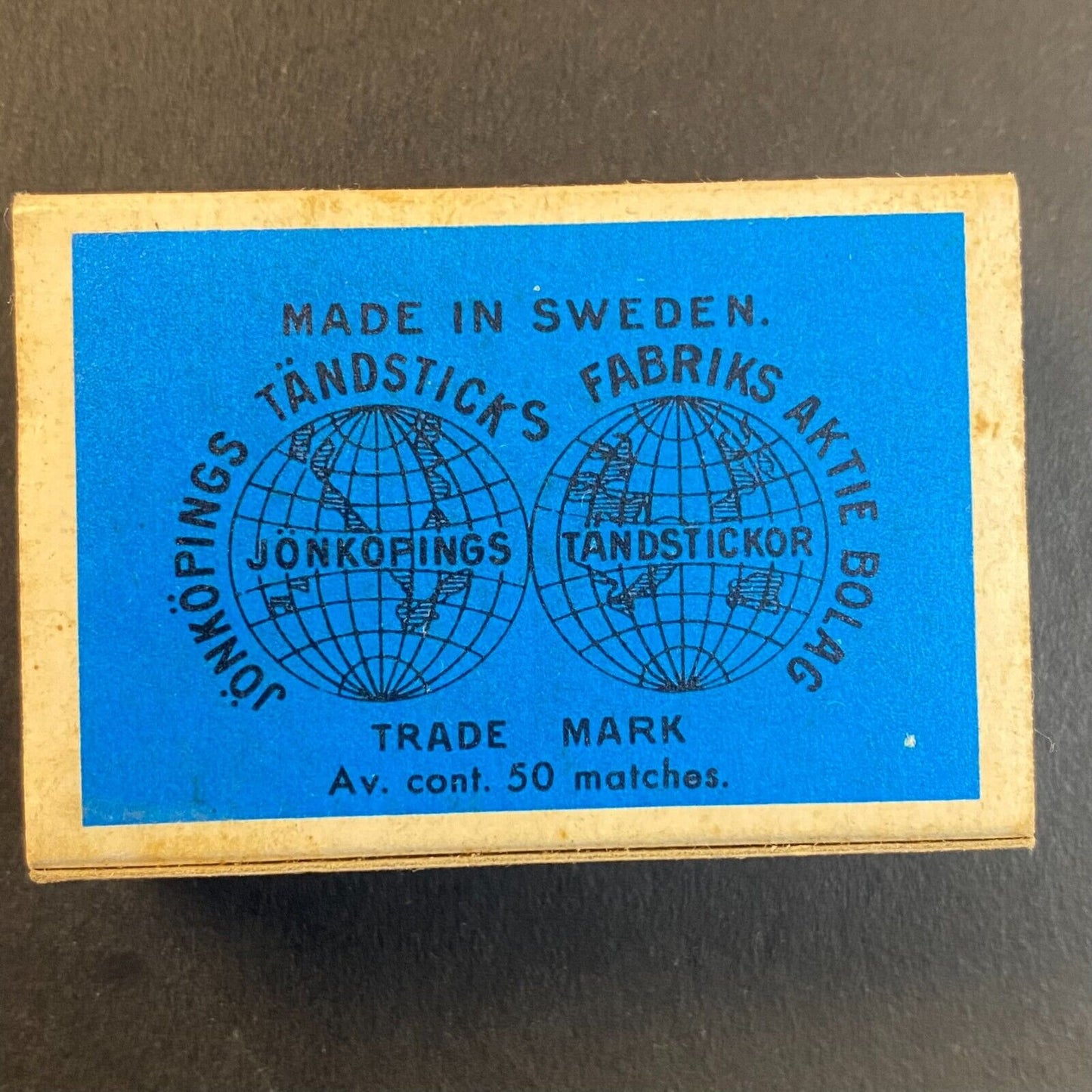 Swedish Vintage Retro / Reproduction Art Matchbox