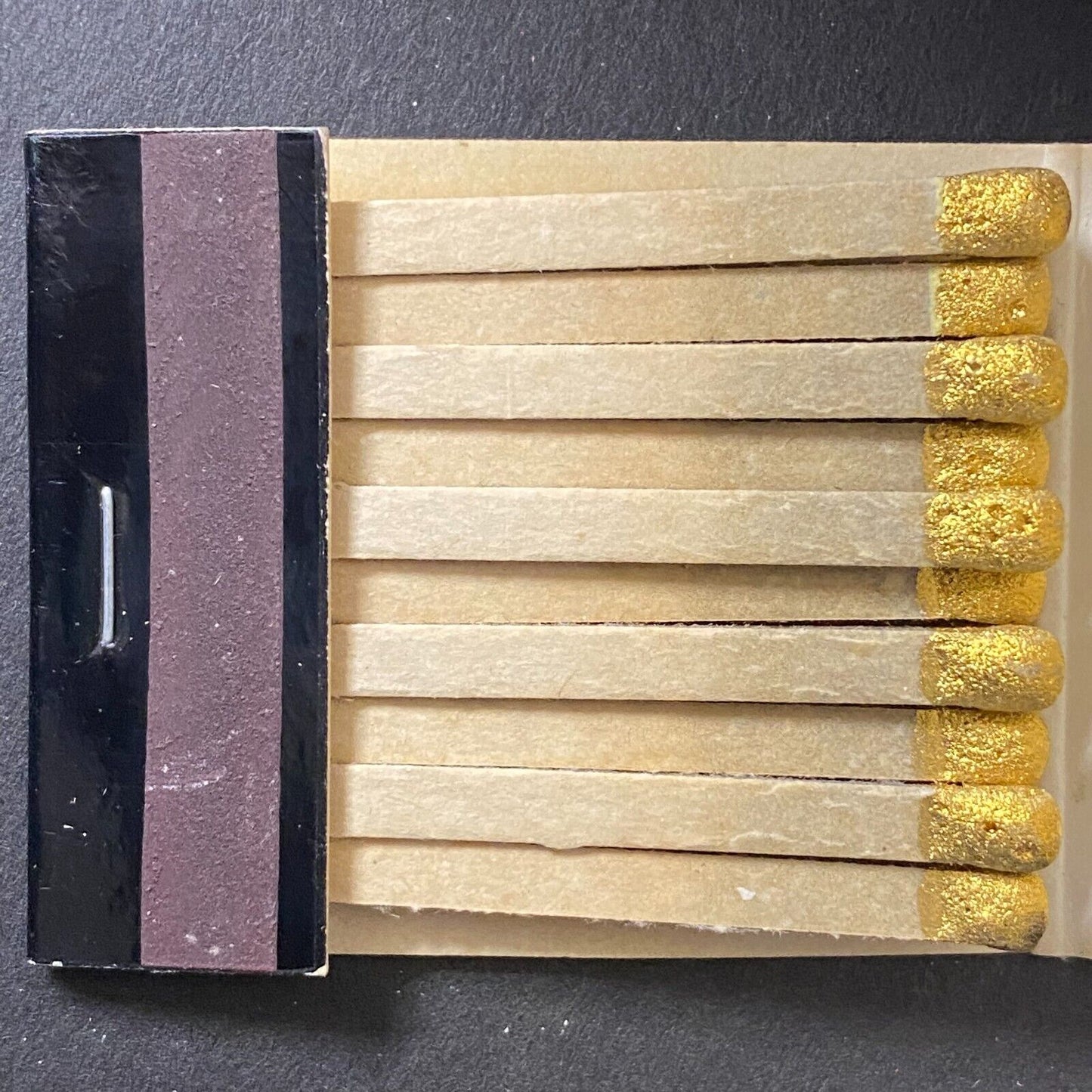 "Saddle & Cycle Club" Chicago Full Matchbook c1960's-74 w/ Gold Foil & Tips