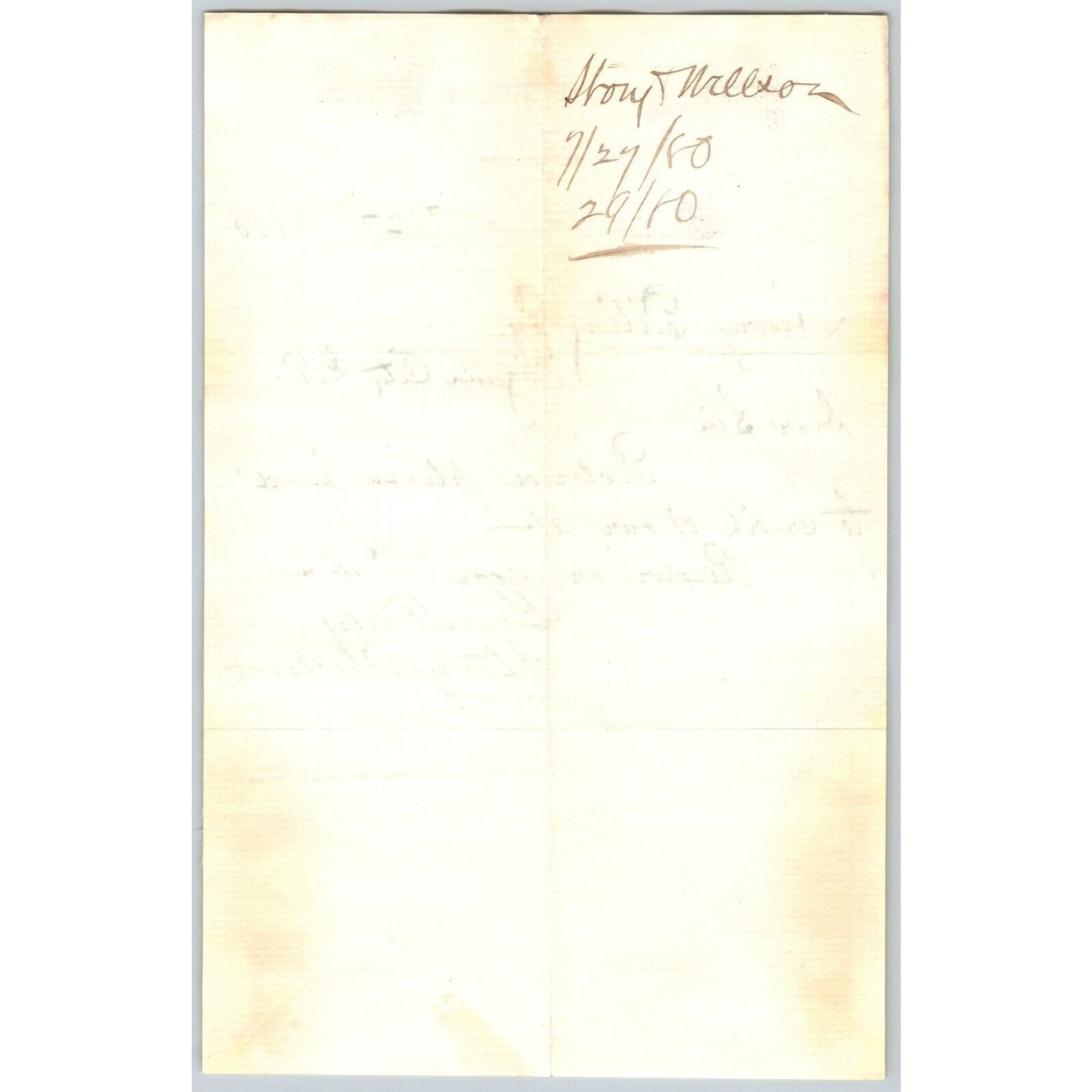 Banking House of Story & Nelson Bozeman, MT 7/27 1880 Letterhead Henry Elling*
