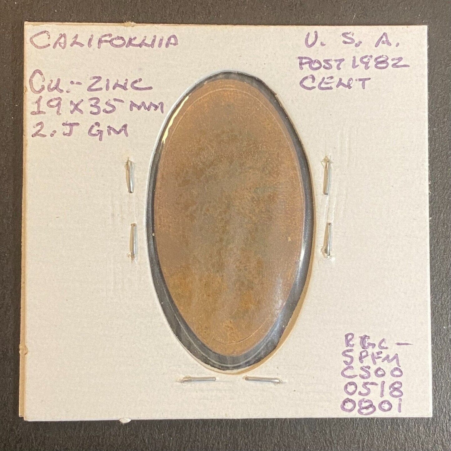 George C. Page Museum Los Angeles Elongated Penny Souvenir Scarce
