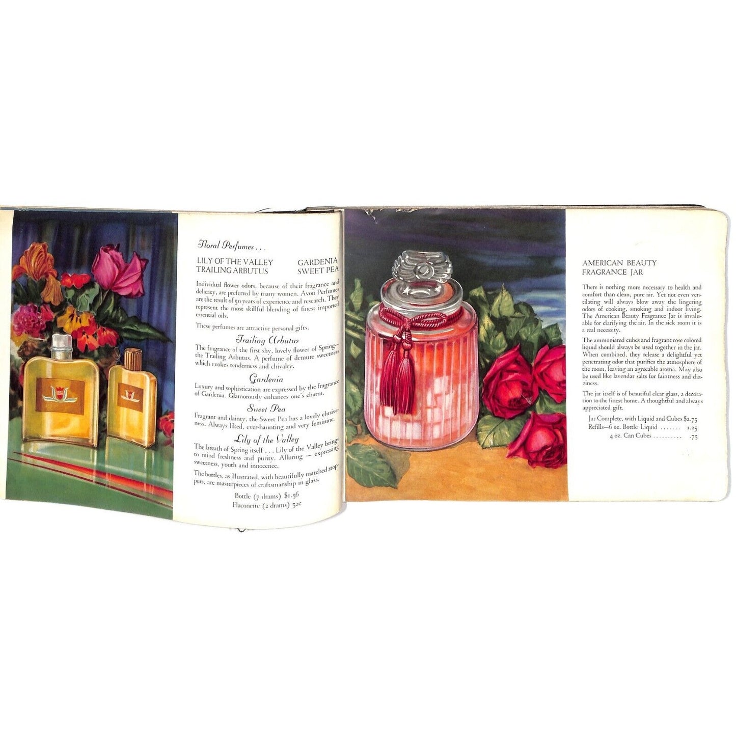 Avon & Perfection 1936 50th Anniversary Product Catalog Book 100+ pp. 7" x 10"