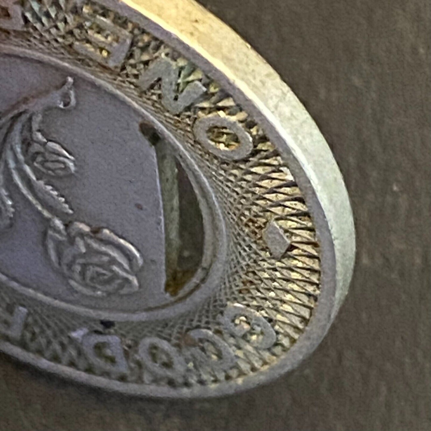 Pasadena City Lines G/F One Fare Transit Token Rose c1948 23mm