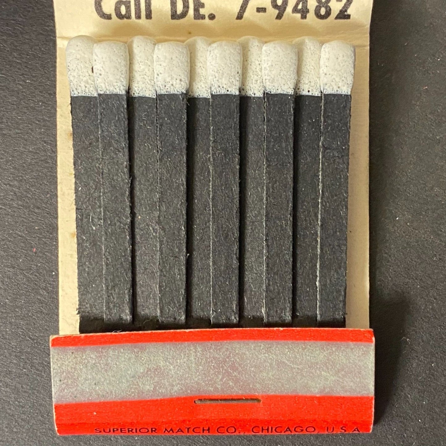 East End Northwestern Rathskeller Restaurant Chicago Full Matchbook c1960's