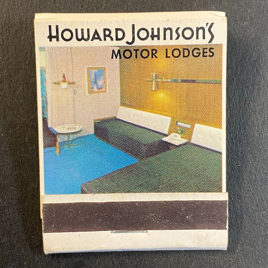 Howard Johnson's Motor Lodges Full Matchbook c1960's-73 VGC