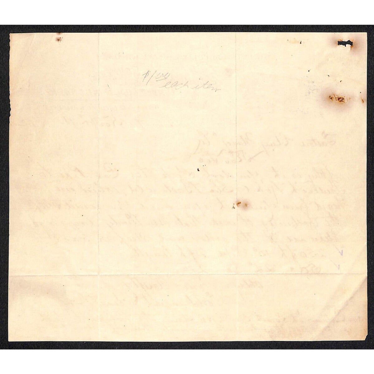 Poehlmann & Schnepfe Baltimore Lumber Coal Millwork 1902 ALS Billhead Scarce VGC