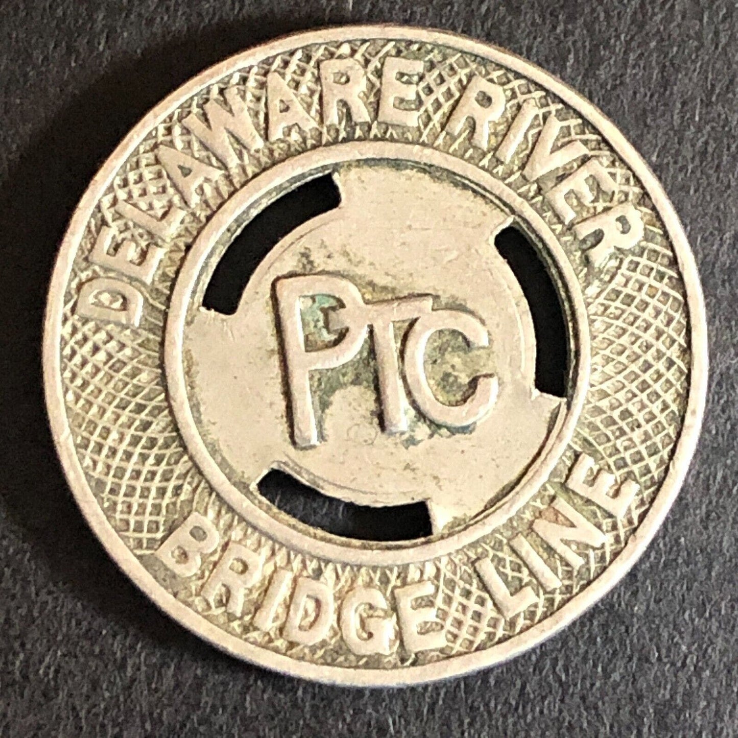 Delaware River Bridge Line PTC Philadelphia Camden Bridge Token - 22mm