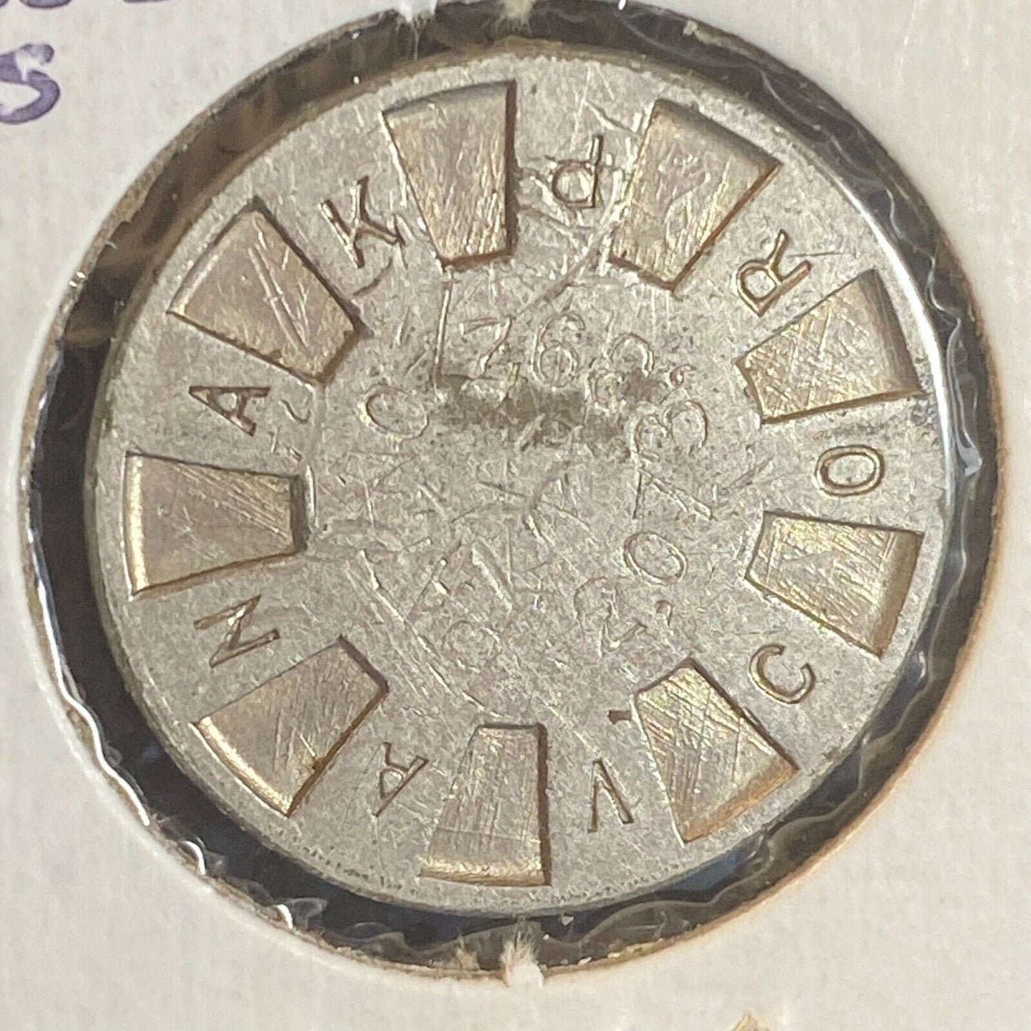 A. Dalwin Co. Chicago / Vanak Corp St. Paul, MN Test ? Token 22mm c1937-44