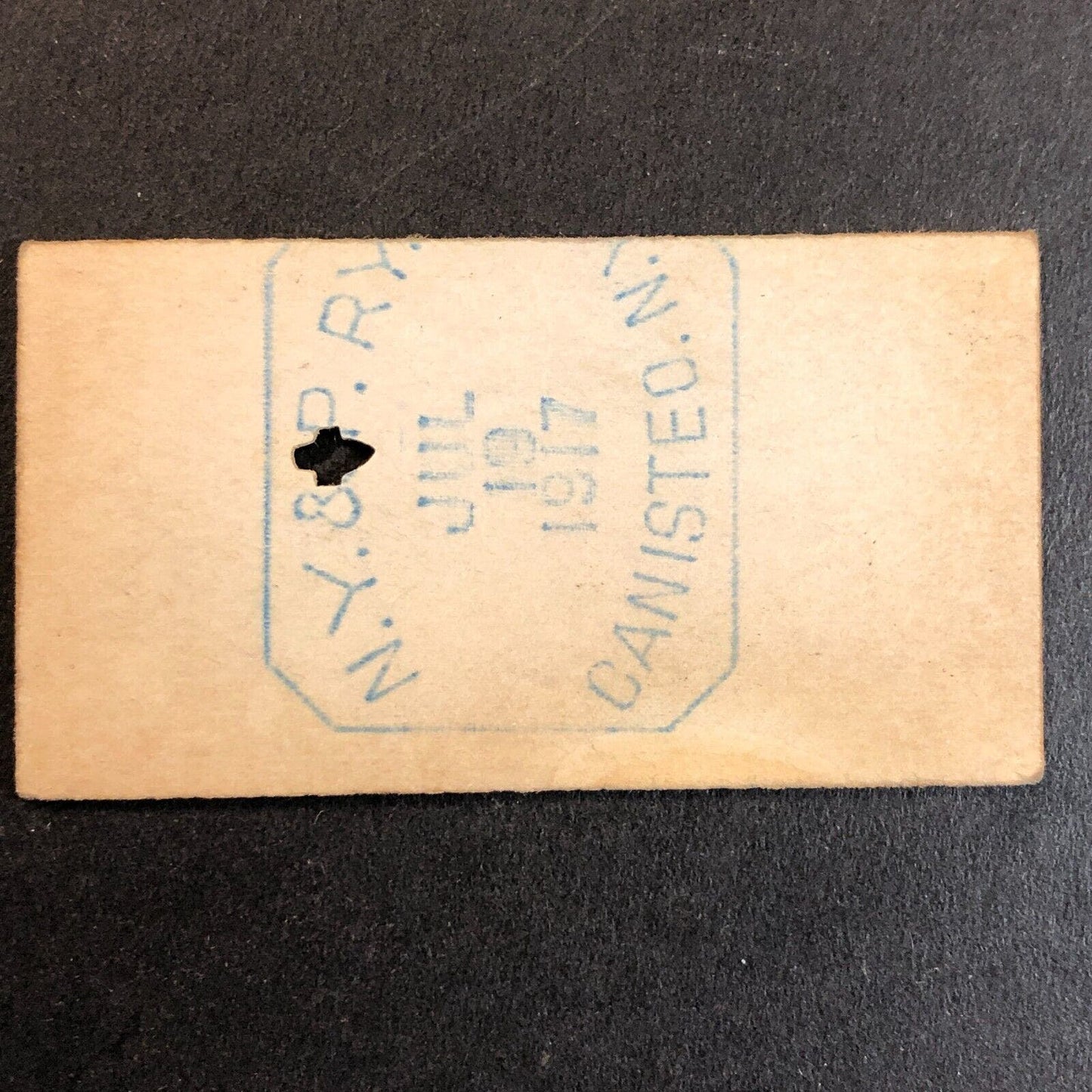 New York & Pennsylvania Railroad July 19 1917 Genesee, PA Ticket #10743