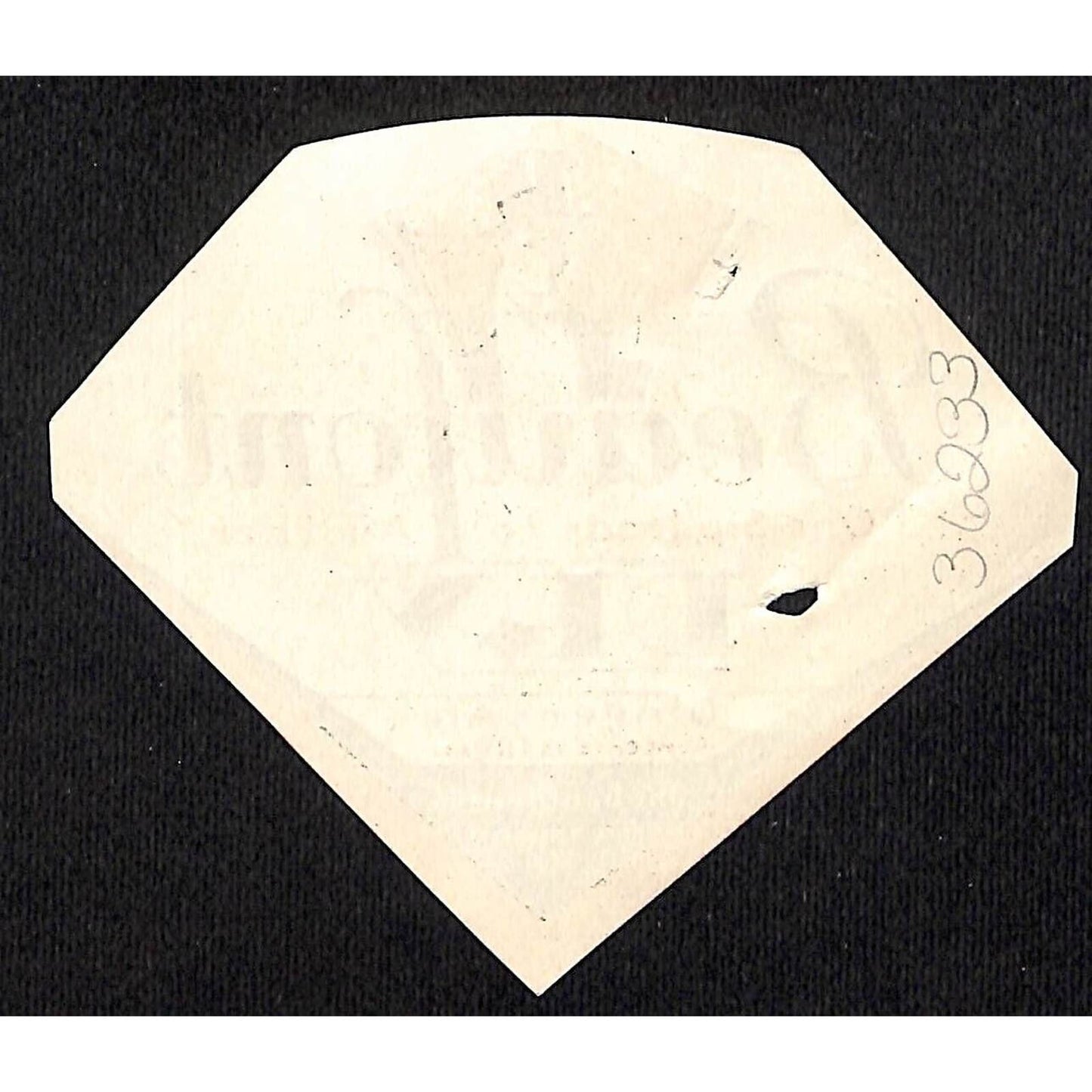 Beaufont Ginger Ale Paper Label Richmond, VA Top Hat Tux c1929 VGC