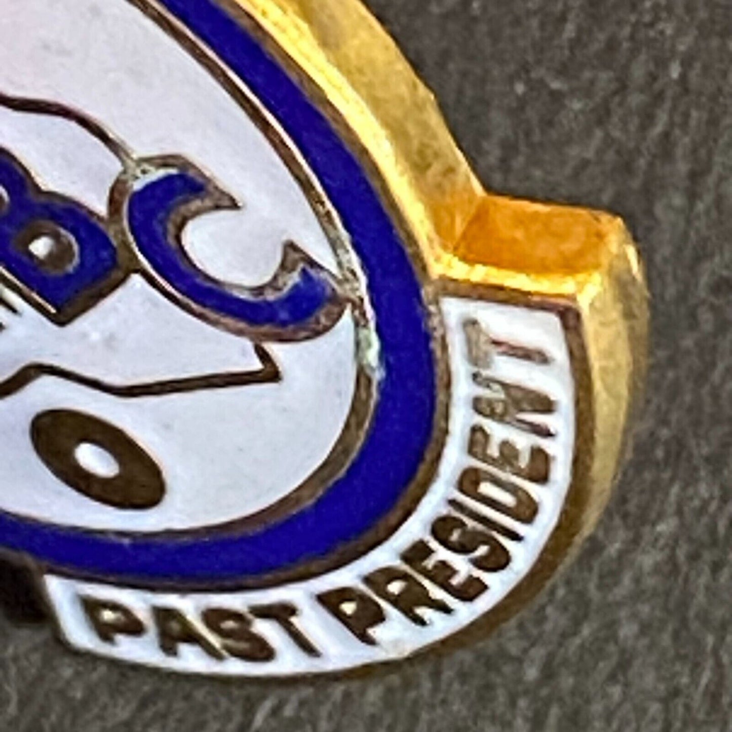 YMBC Past President Colored Enameled Lapel Pin 18mm - Missing pin