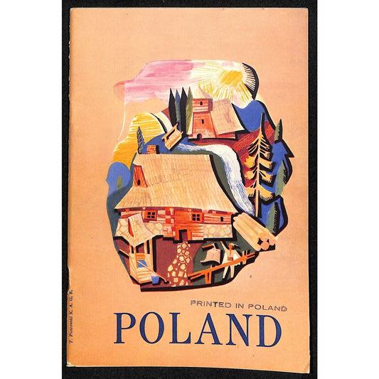 "Poland" c1930's Pictorial Travel Brochure 32pp 5 1/4" x 7 3/4" G/VGC