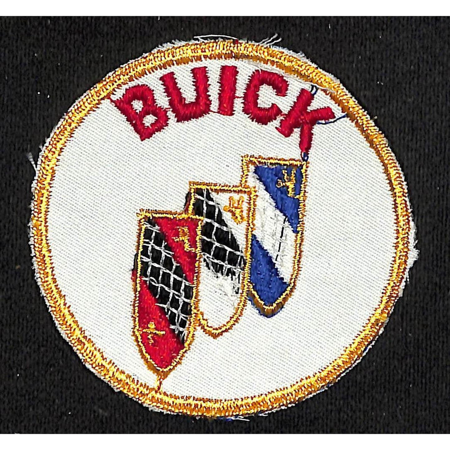 Vintage c1960's-70's Round Buick Embroidered Patch