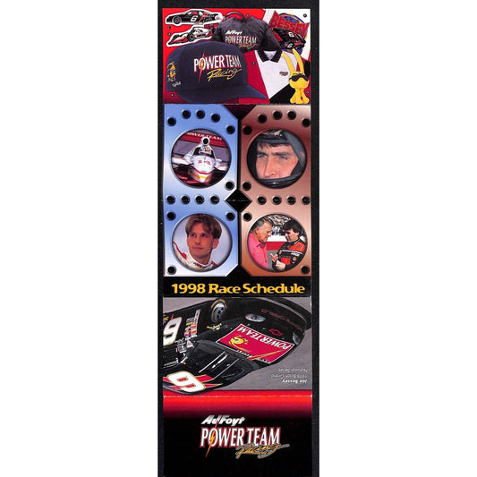 AJ Foyt Power Team Racing 1998 NASCAR Racing Schedule VGC NOS