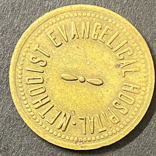 Methodist Evangelical Hospital Louisville, KY Parking Token 22mm Scarce (#1)