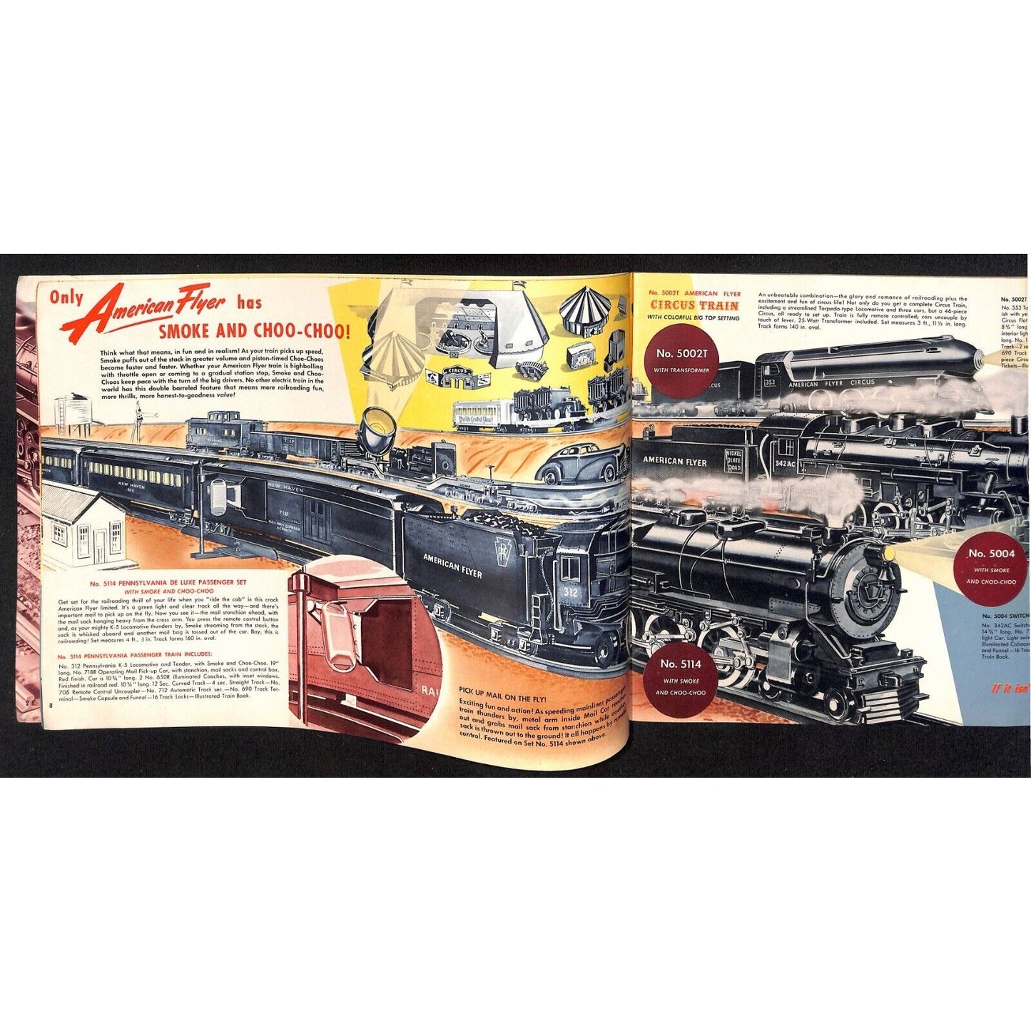 1951 American Flyer / Gilbert Toys Catalog Trains Chemistry Magic Sets 47pp VGC