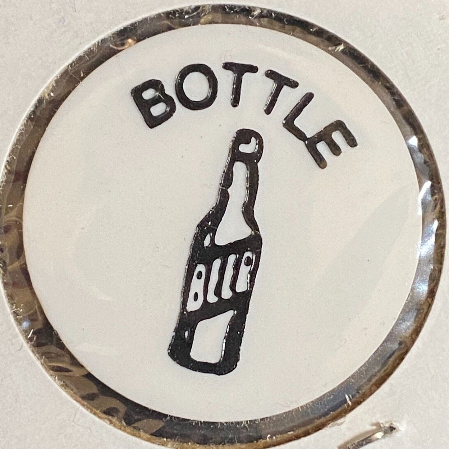 Johnsonburg, PA "Central Hose Co. #1" Social Club c1980's Plastic "Bottle" Token