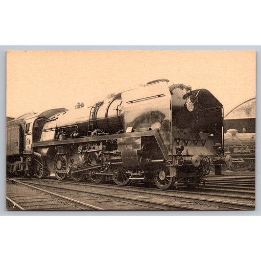 French Railroad RPPC* Postcard Machine 141P74 Type Mikado c1900 H.M.P.