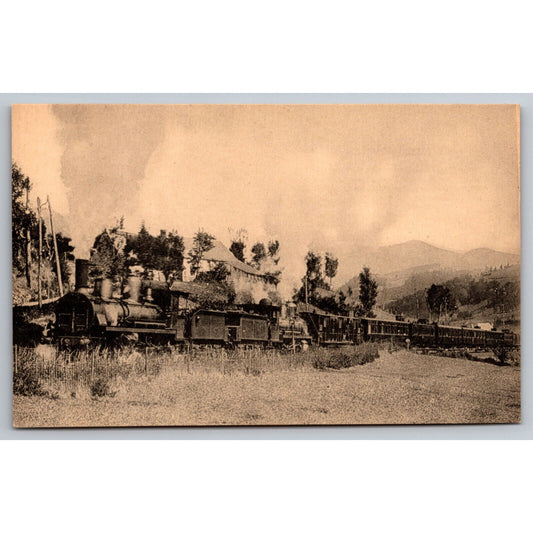 French Railroad RPPC* Postcard Rapid Mont-Dore Series 1800 c1900 H.M.P.