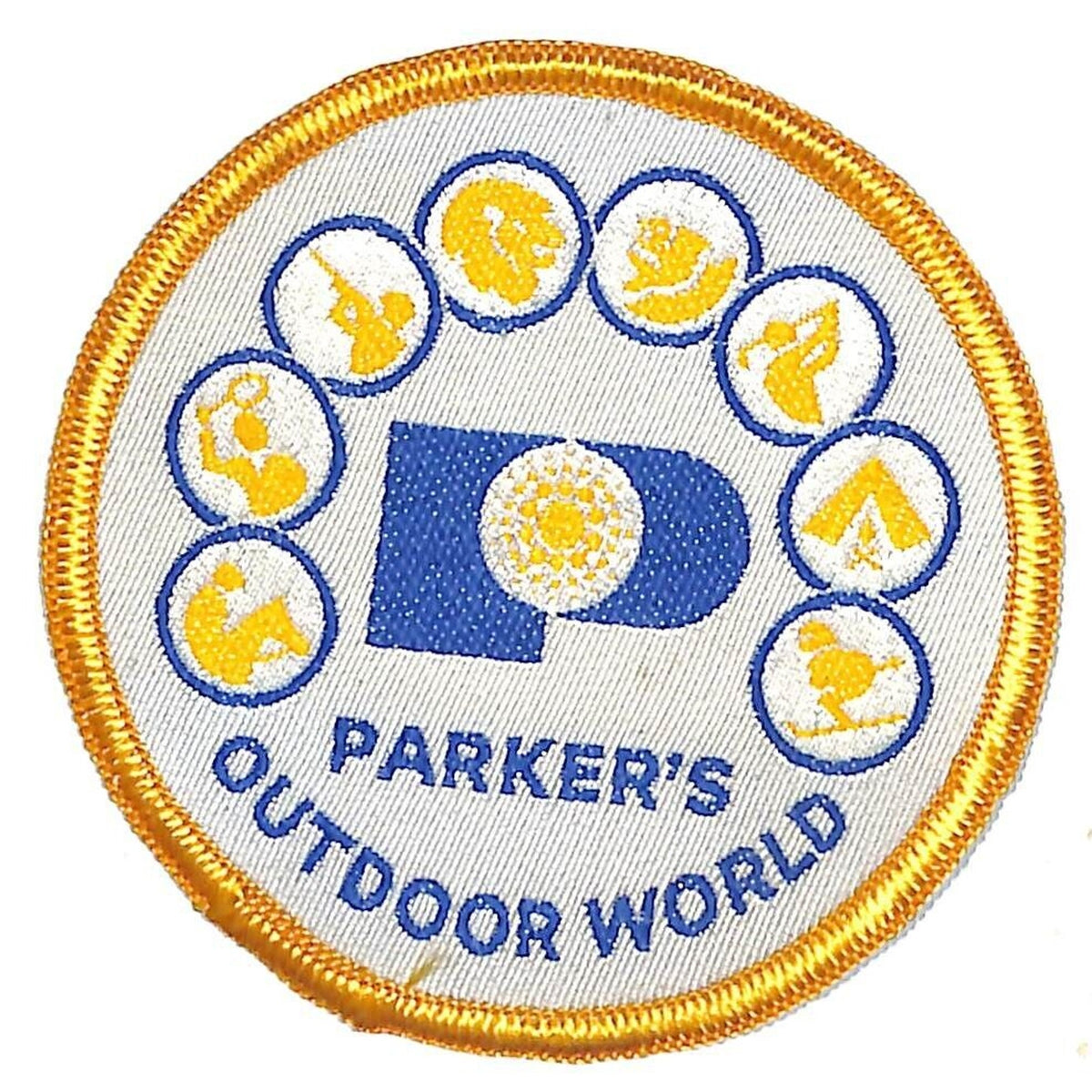 Parker's Outdoor World (Wappingers Falls) Vintage Patch 2 7/8" c1970's Scarce