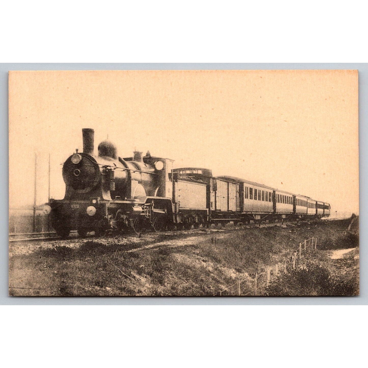 French Railroad RPPC* Postcard Rapid Brussels Series 2161-2180 c1900 H.M.P.
