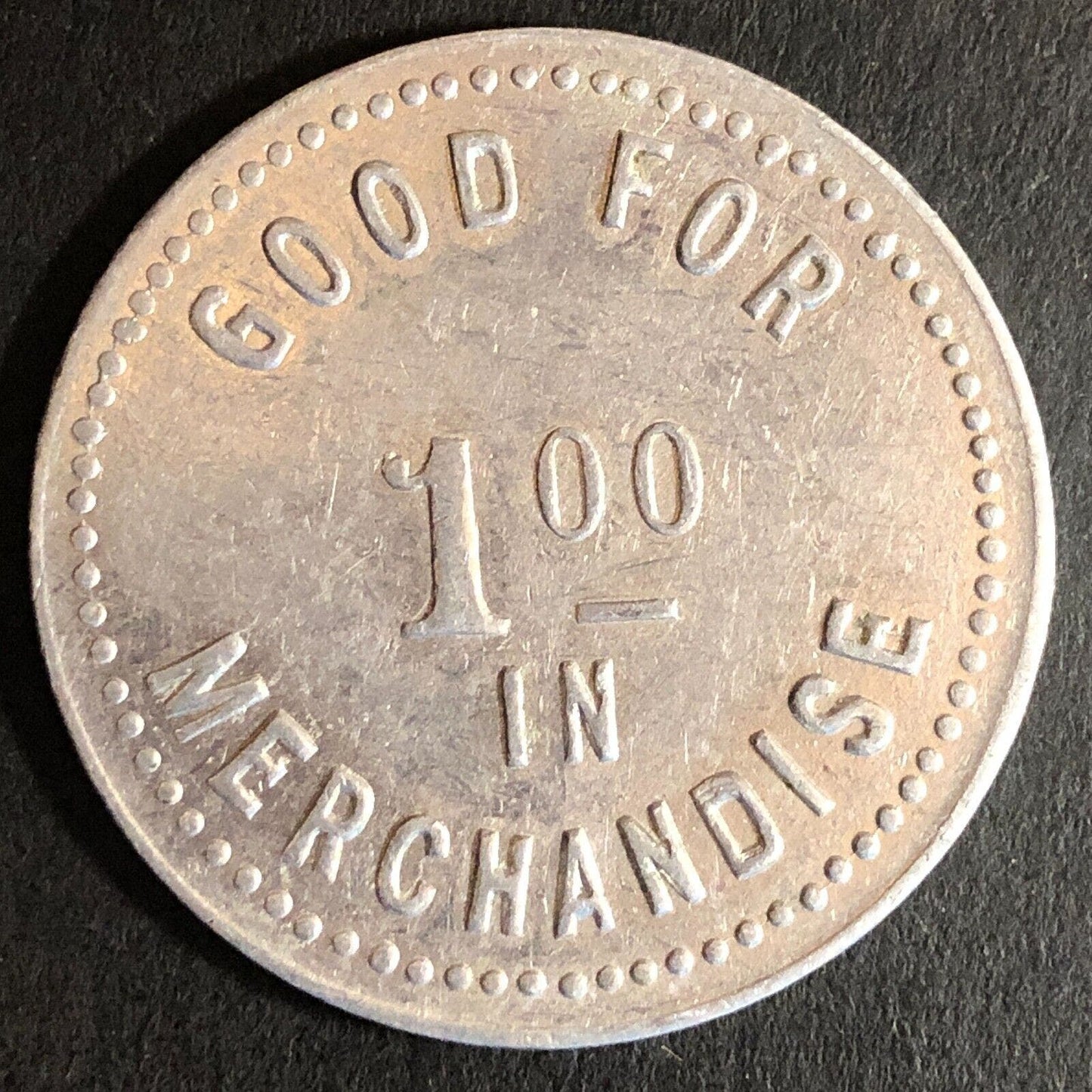 H.H. Frost & Son Somerset, NY G/F $1 Alum Trade Token c1920's-30's - 35mm