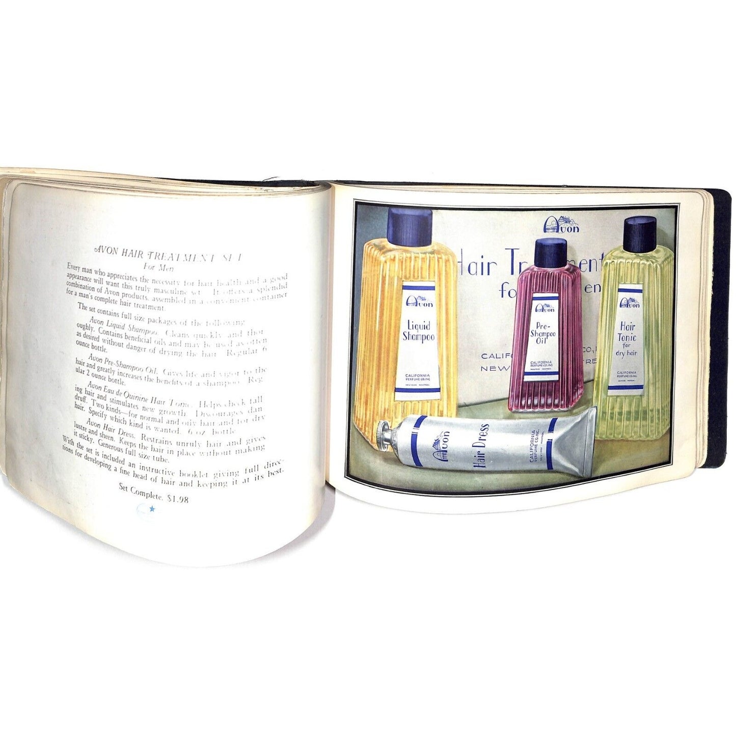 Avon & Perfection 1936 50th Anniversary Product Catalog Book 100+ pp. 7" x 10"