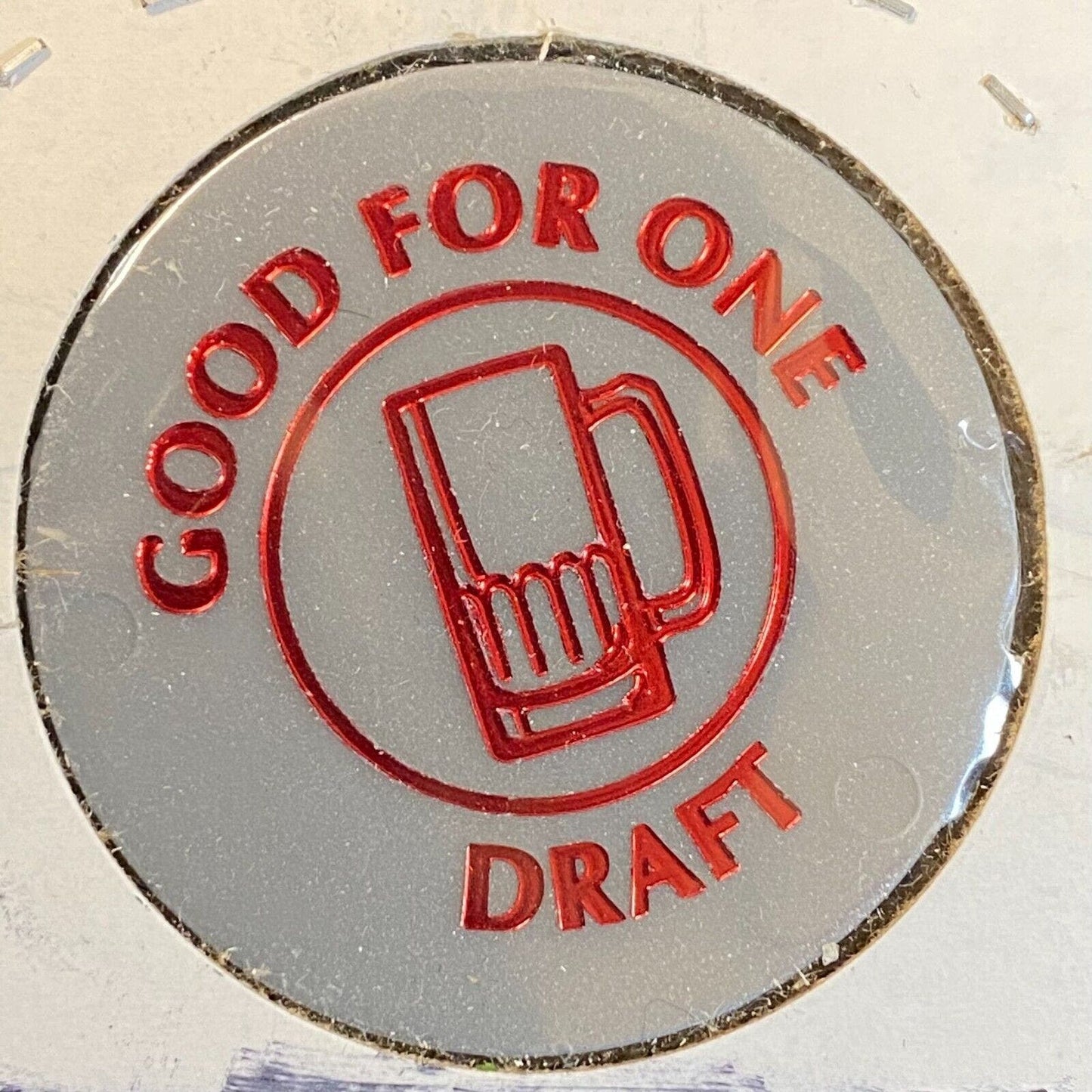 Mifflintown, PA (American Legion) Post 298 c1980's Plastic Token "G/F One Draft"