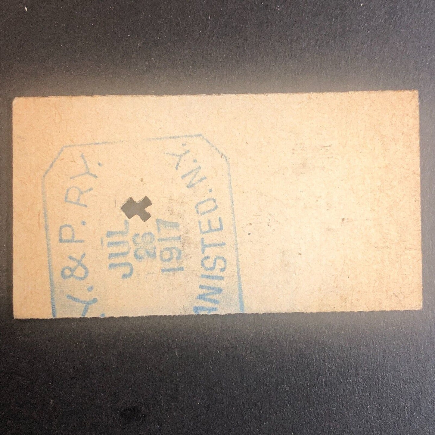 New York & Pennsylvania Railroad July 26 1917 Rexville, NY Ticket #30264