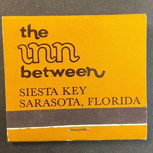 "The Inn Between" Siesta Key Sarasota c1974-80's Full Matchbook VGC