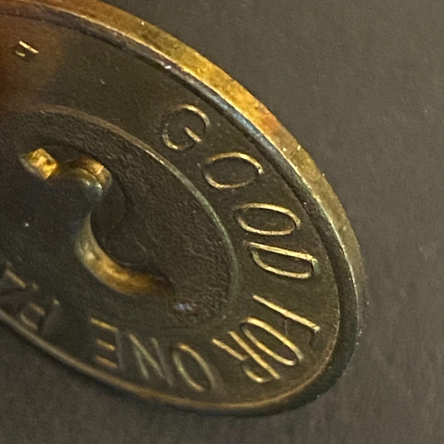 Newport, KY The Short Way Bridge G/F One Passage Transit Token 26mm (#2)