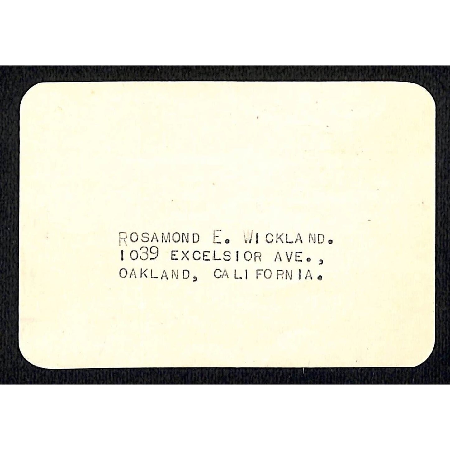 1924 California Motor Vehicle Operator's License ID Card VGC