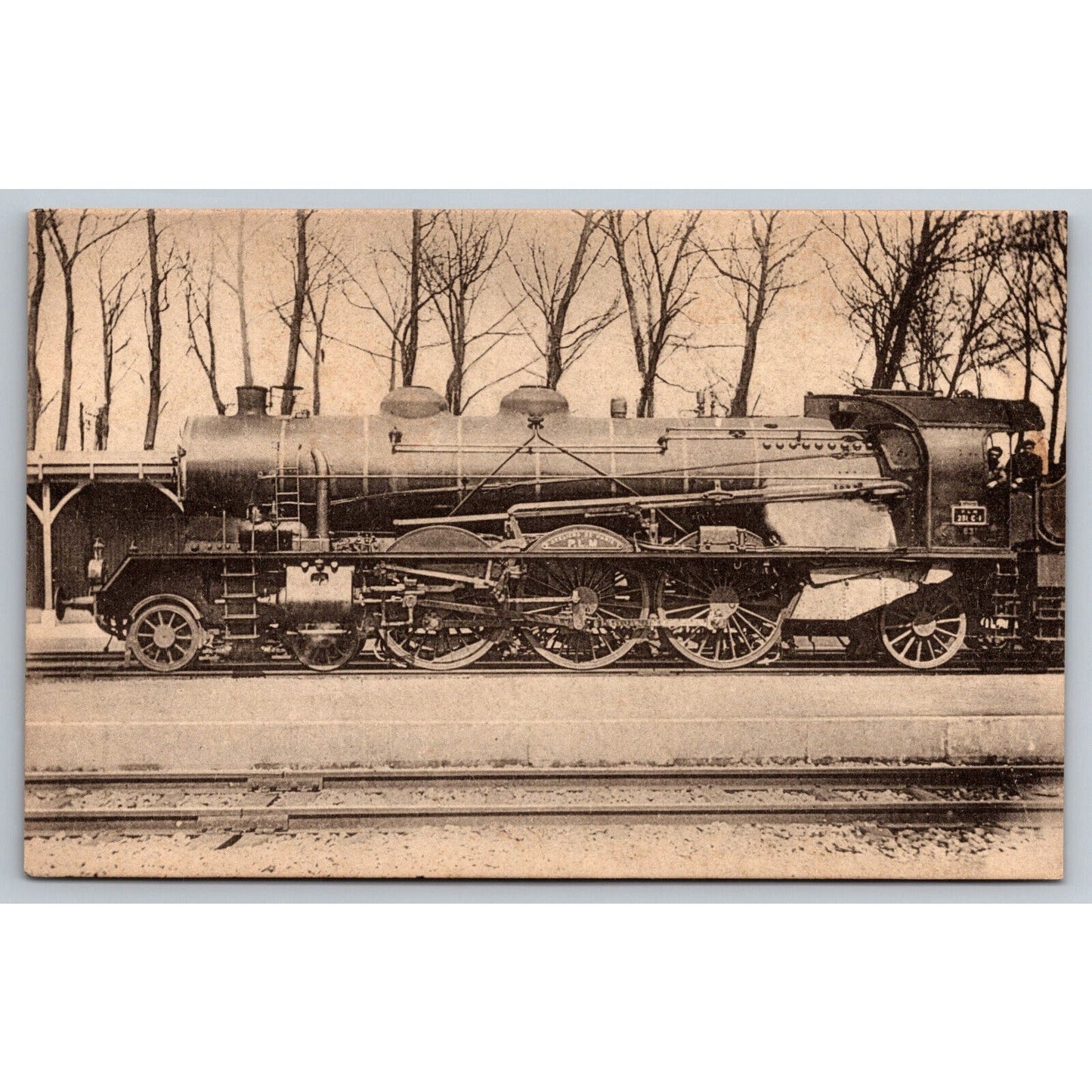 French Railroad RPPC* Postcard Machine 231 C 1 c1910 H.M.P.