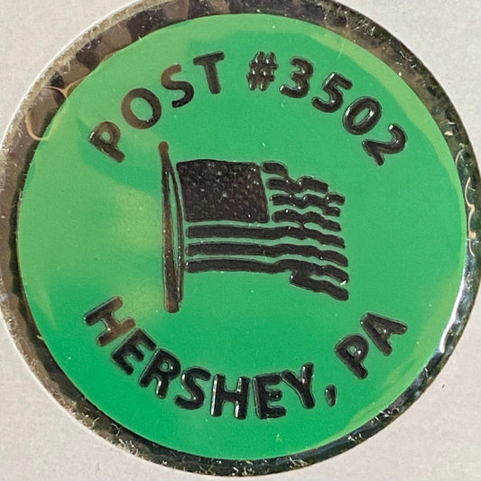 Hershey, PA A.L. Post #3502 c1970's-80's Plastic "G/F Bottle Beer" Token