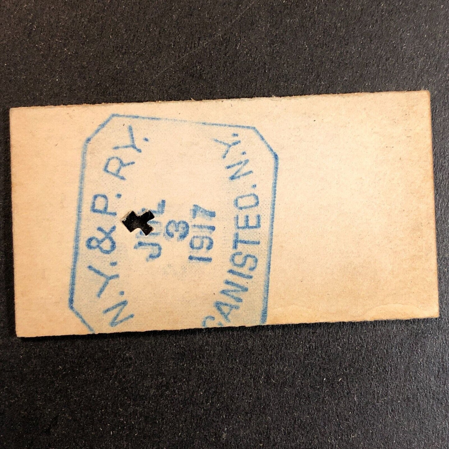 New York & Pennsylvania Railroad July 3 1917 Genesee, PA Ticket #10719