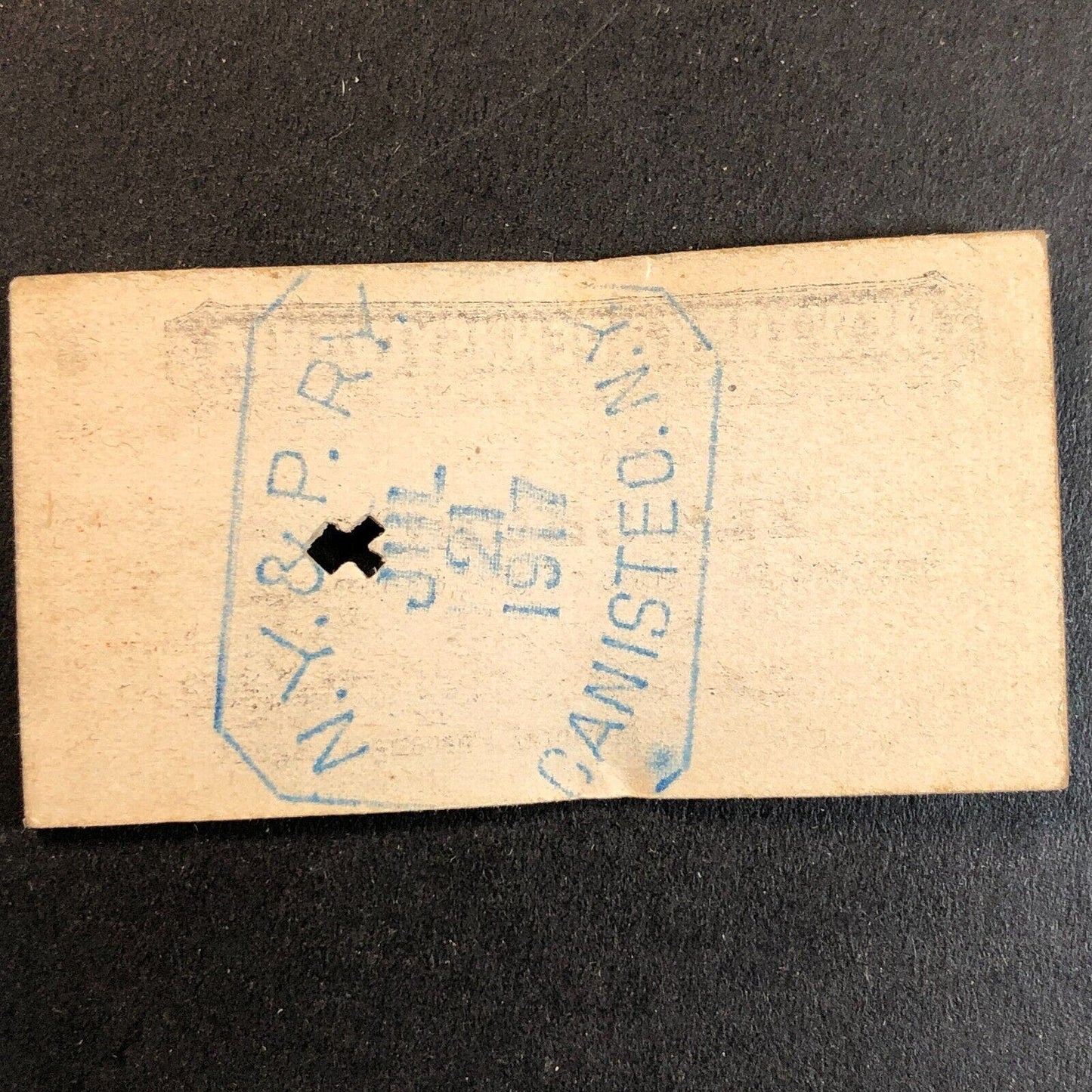 New York & Pennsylvania Railroad July 21 1917 Ellisburg Ticket #1096