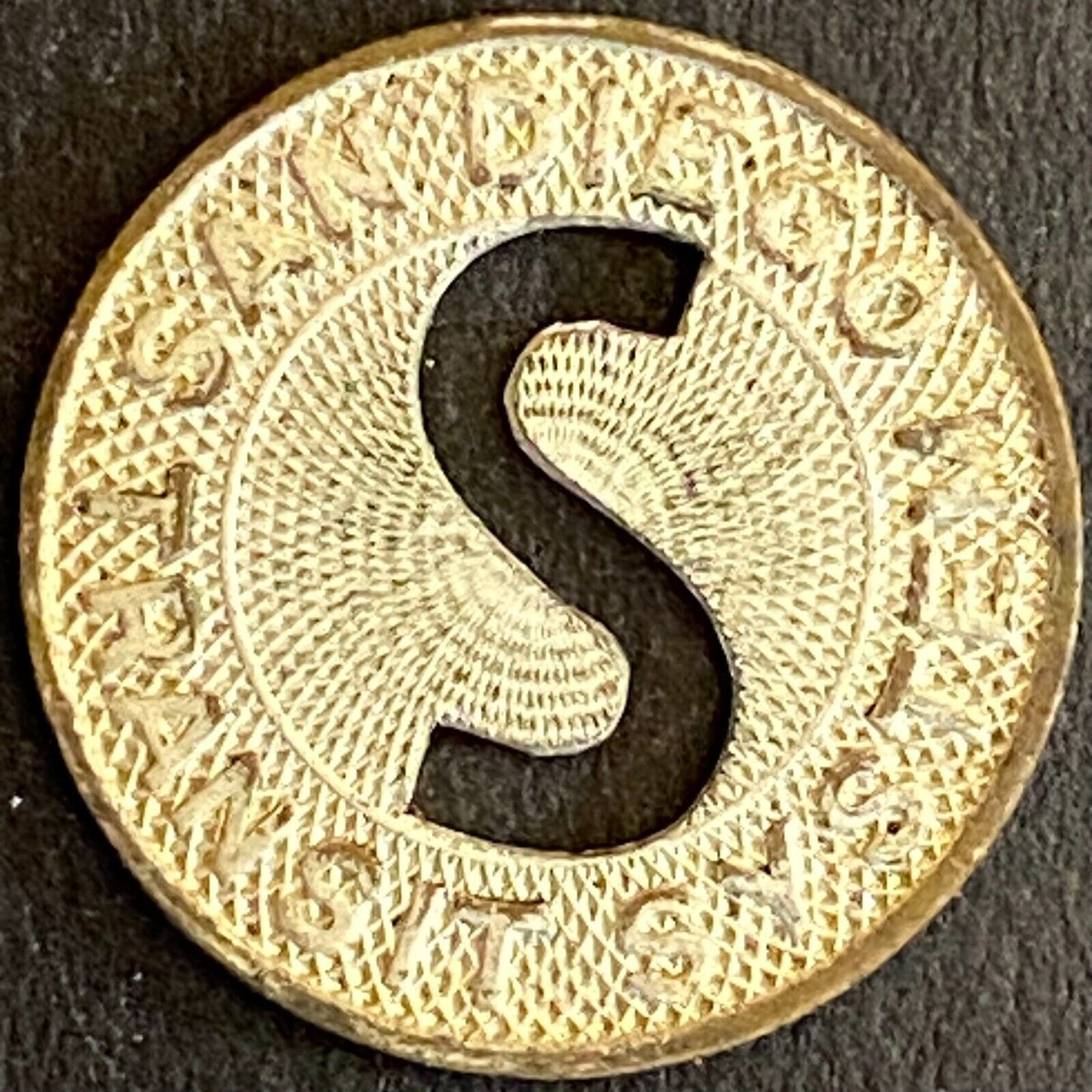 San Diego Transit System G/F One Token Fare Transit Token 16mm