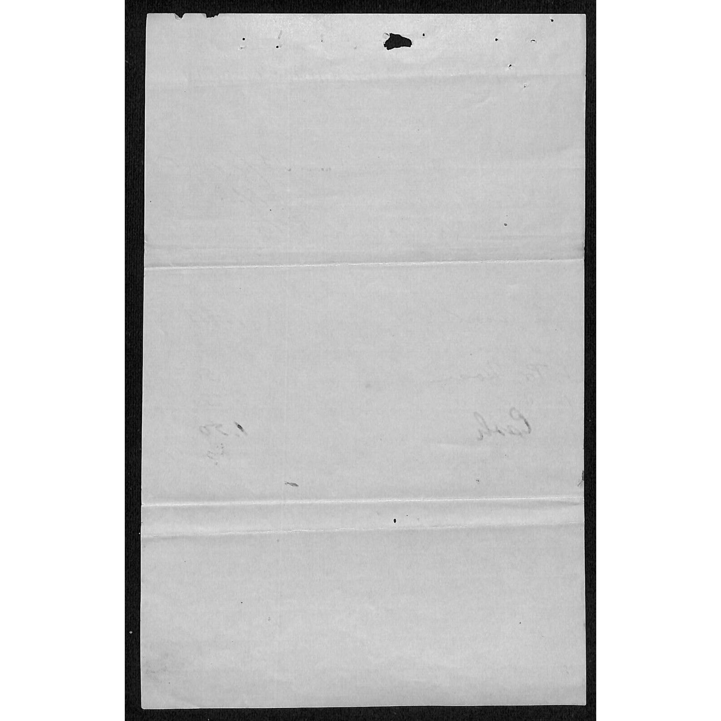 1907 Patterson Mercantile Co. Muskogee, OK I.T. Billhead "Captain Jack Ellis"
