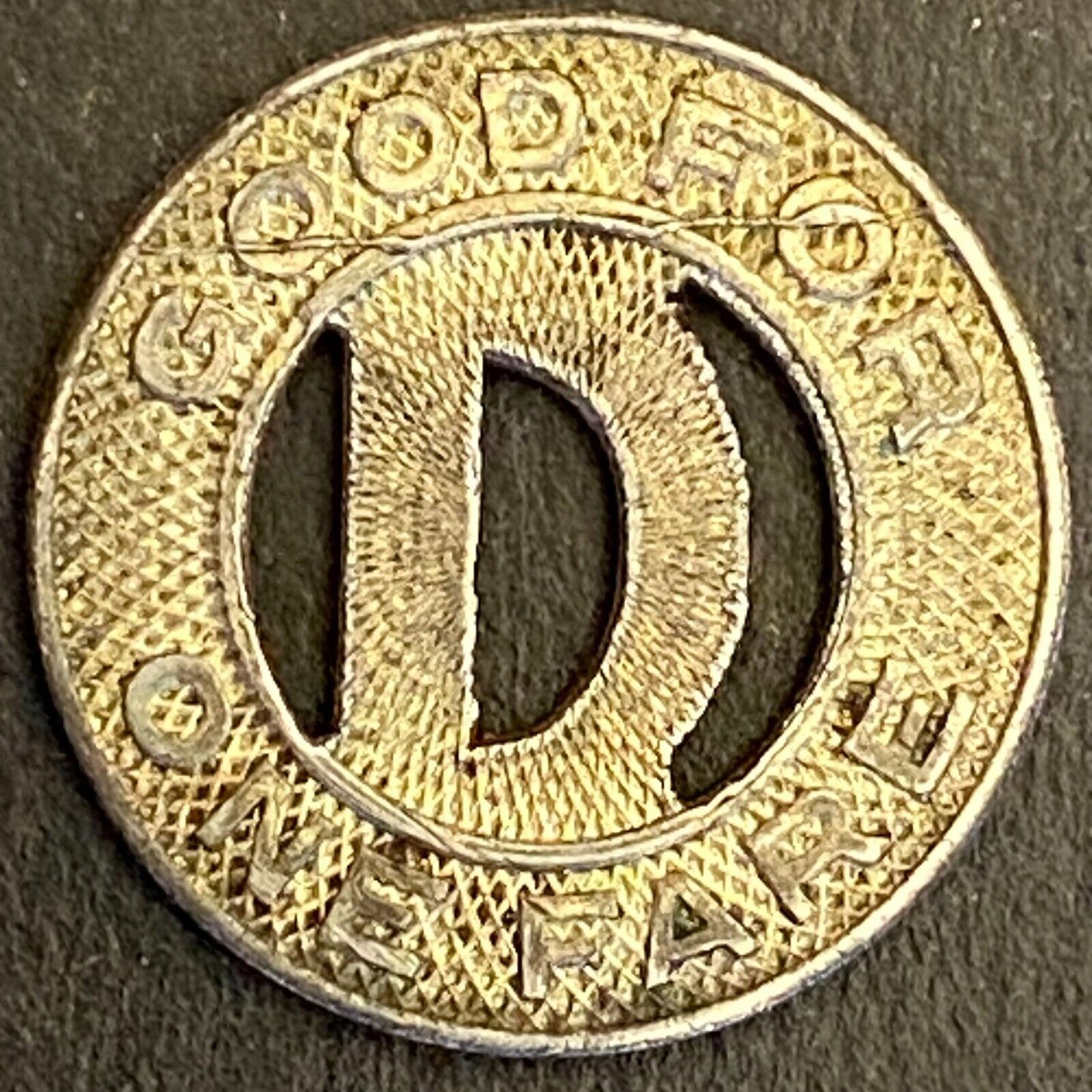 Duke Power Company (Durham, NC) G/F One Fare Transit Token 16mm (#4)