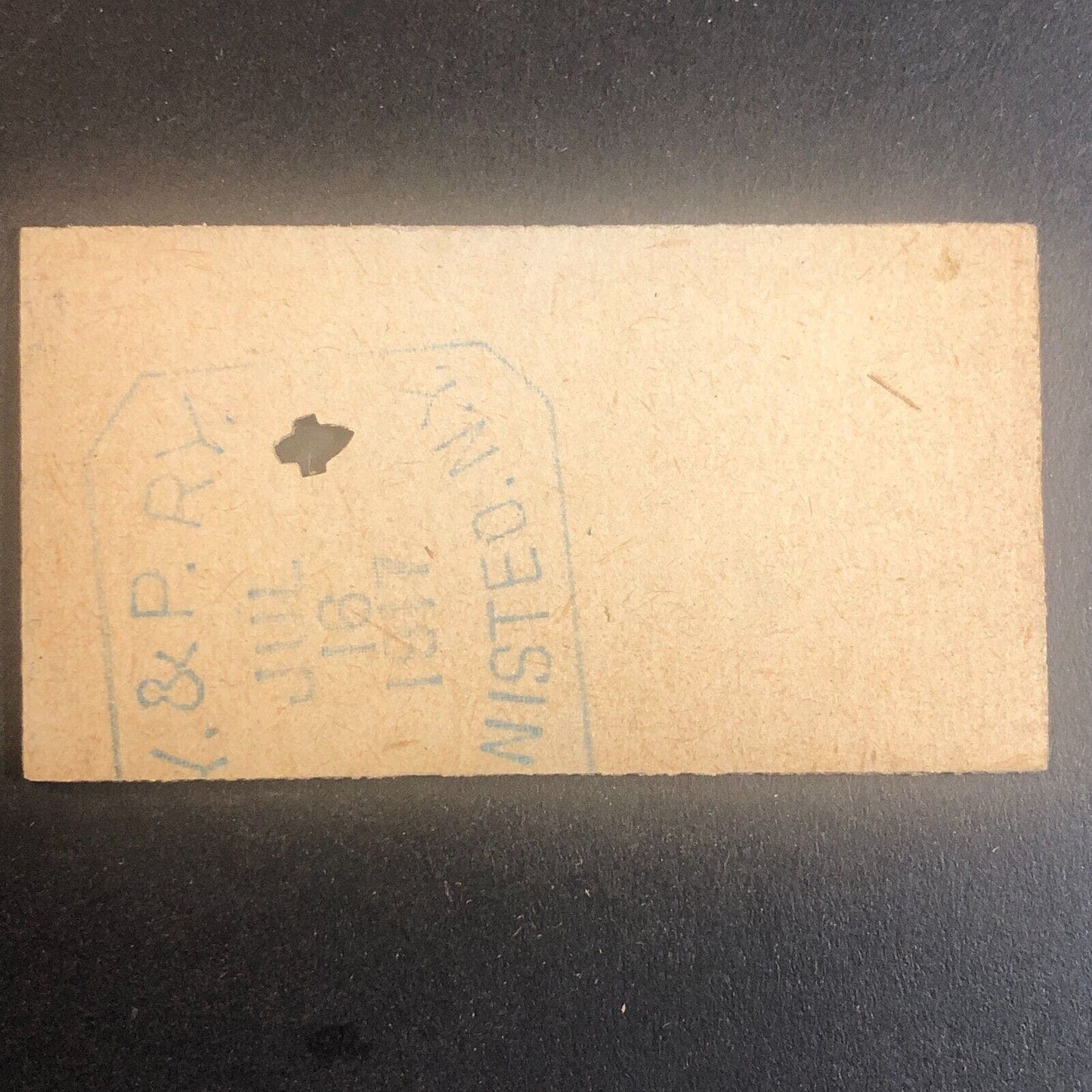New York & Pennsylvania Railroad July 16 1917 Greenwood, NY Ticket #53558