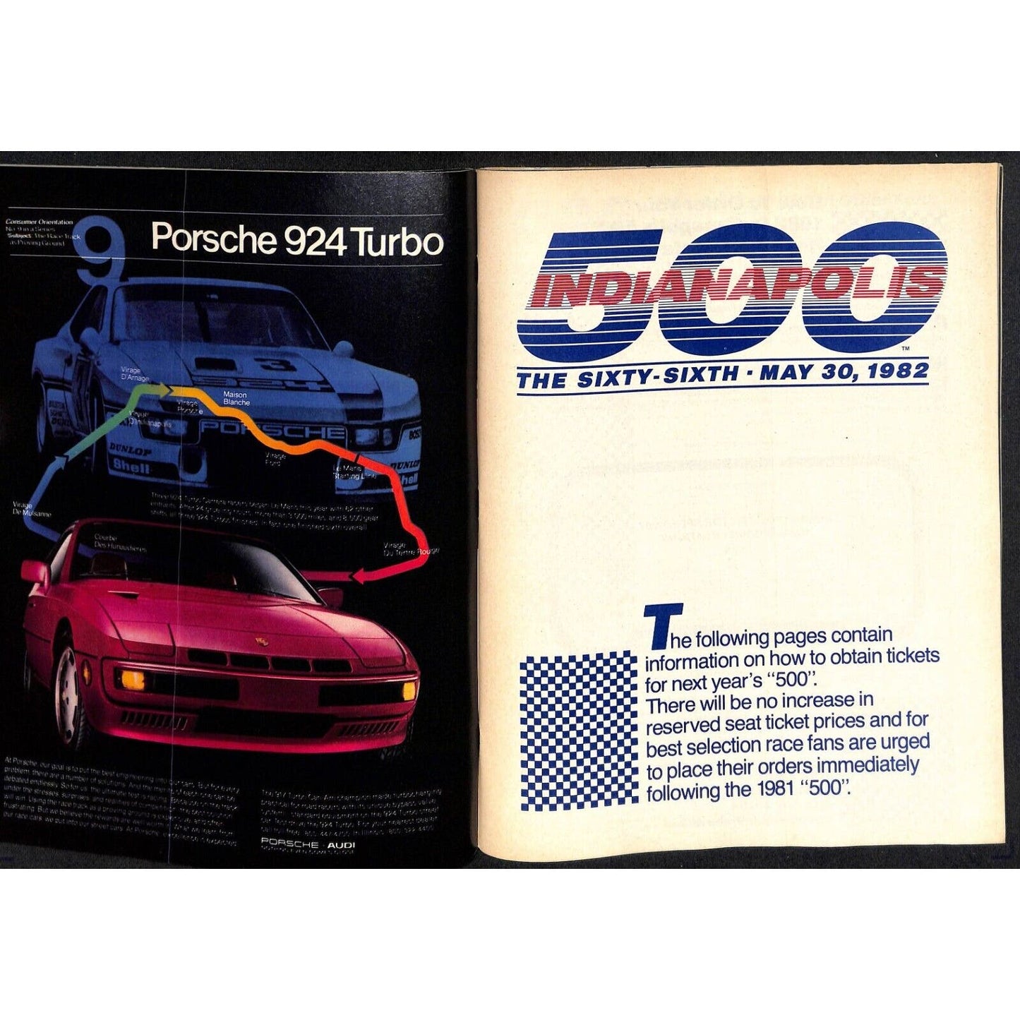 1981 Indianapolis 500 Program Racing VGC 107+pp 10oz