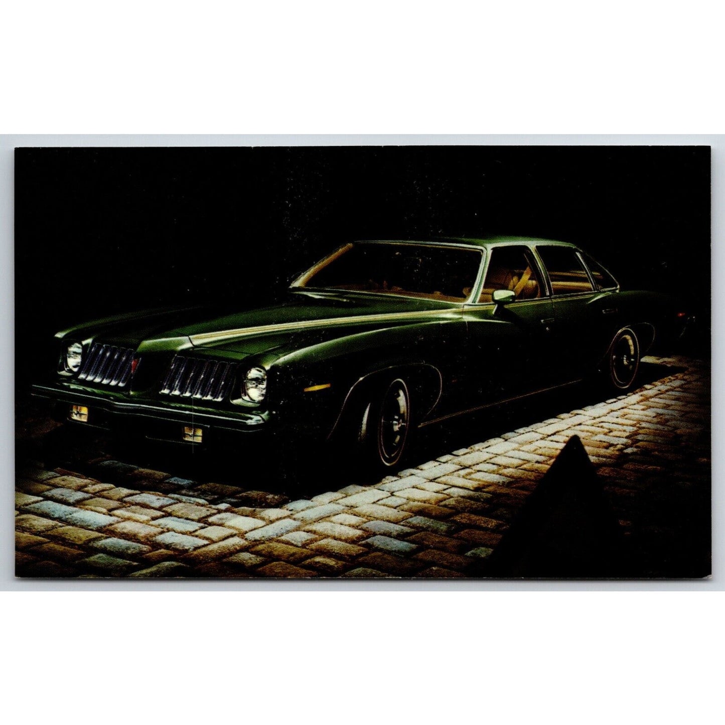 1974 Grand Am 4 Door Colonnade Maxon Pontiac - Union, NJ Dealer Postcard NOS VGC