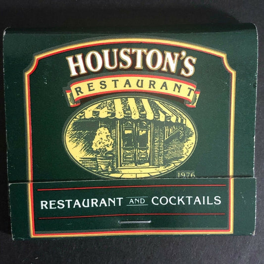 Houston's Restaurant Chicago c1970's-80's Full Matchbook