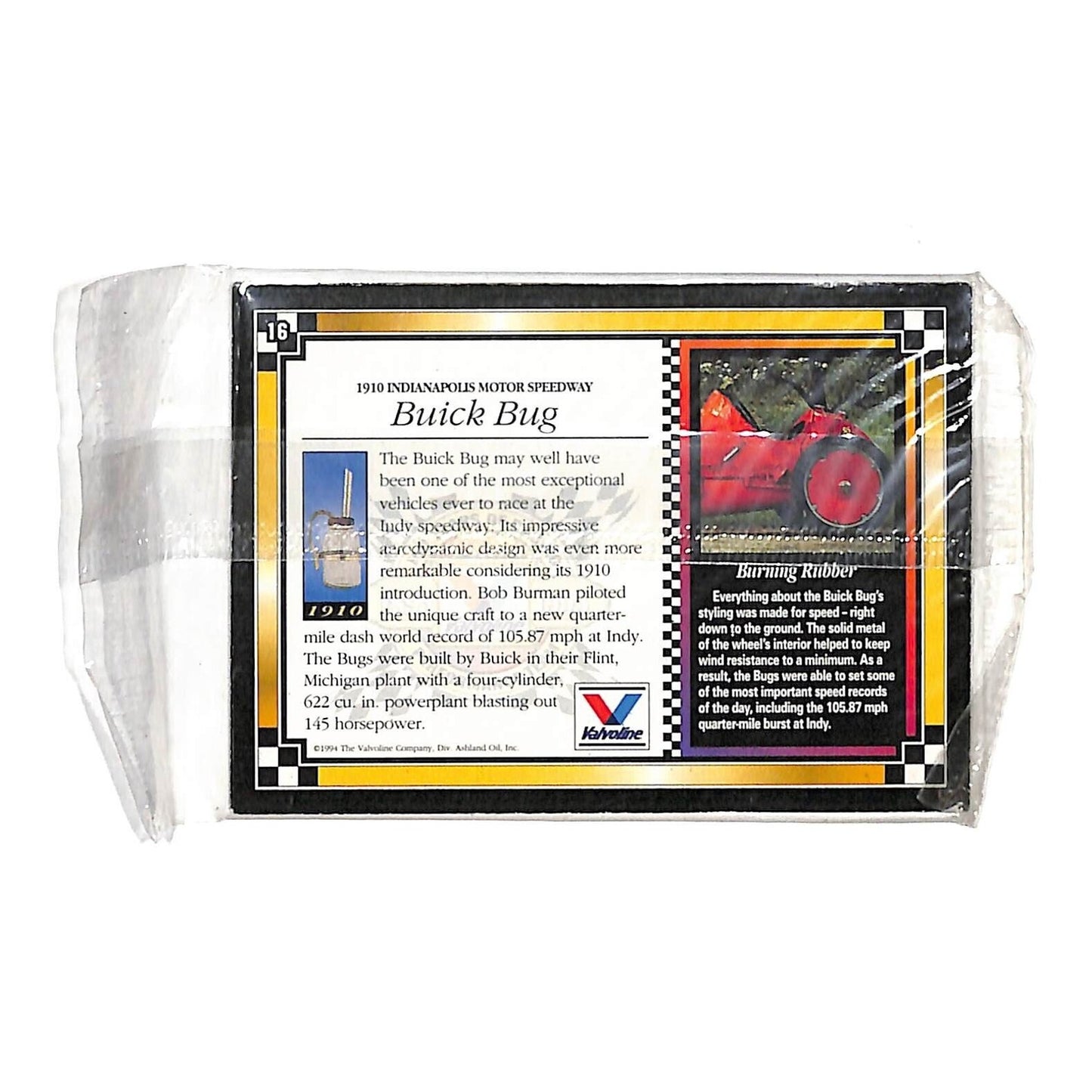 53 Packs 1994 Valvoline Indianapolis 500 Factory Sealed Traks Cards VGC